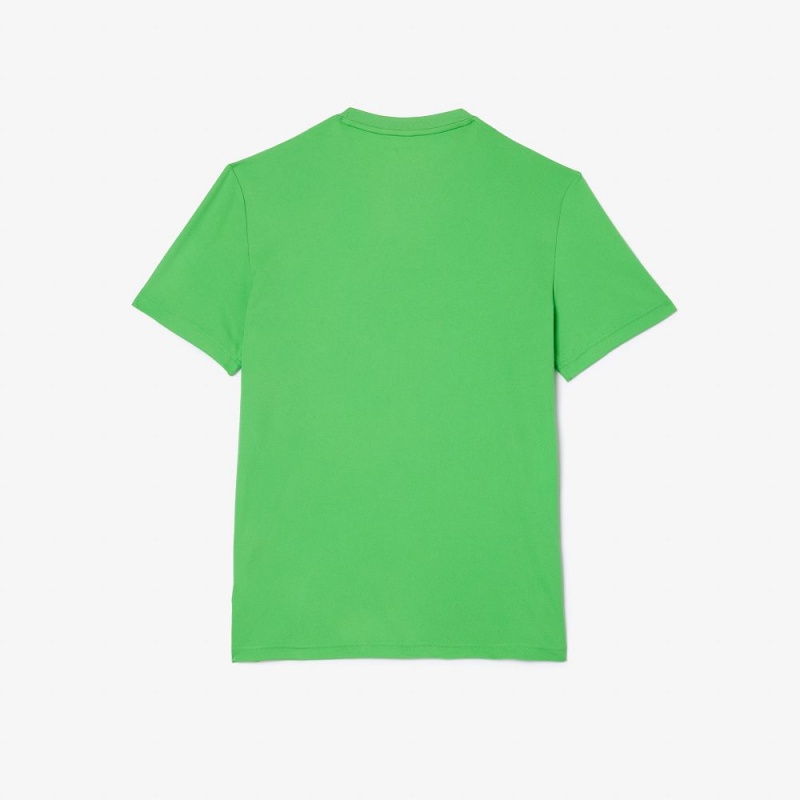 Men's Lacoste Lacoste Tennis x Novak Djokovic T-Shirt Sorrel green | ITA159247