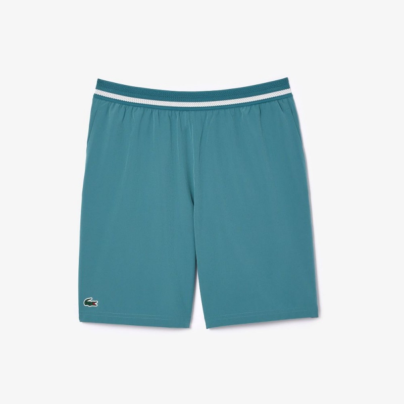 Men's Lacoste Lacoste Tennis x Novak Djokovic Shorts Hydro blue | VAI467815