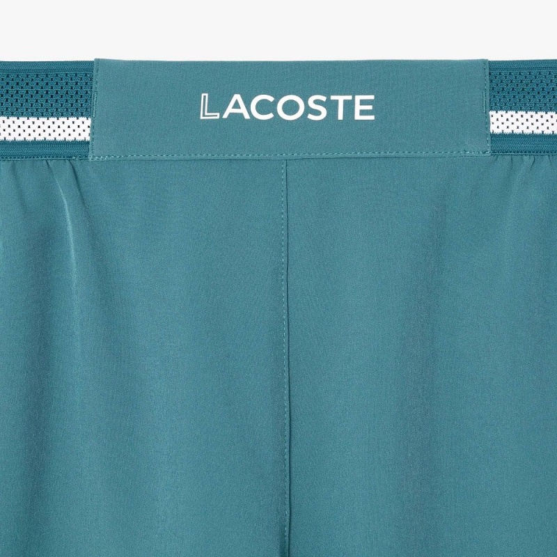 Men's Lacoste Lacoste Tennis x Novak Djokovic Shorts Hydro blue | VAI467815