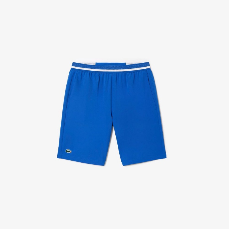 Men's Lacoste Lacoste Tennis x Novak Djokovic Shorts Ladigue blue | SGC790183