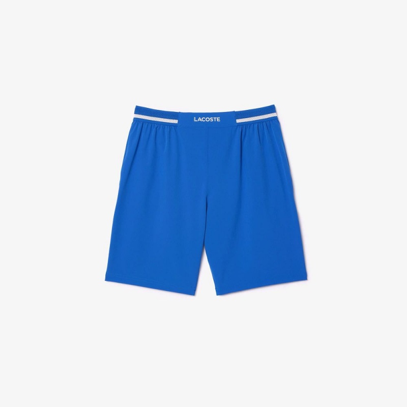 Men's Lacoste Lacoste Tennis x Novak Djokovic Shorts Ladigue blue | SGC790183