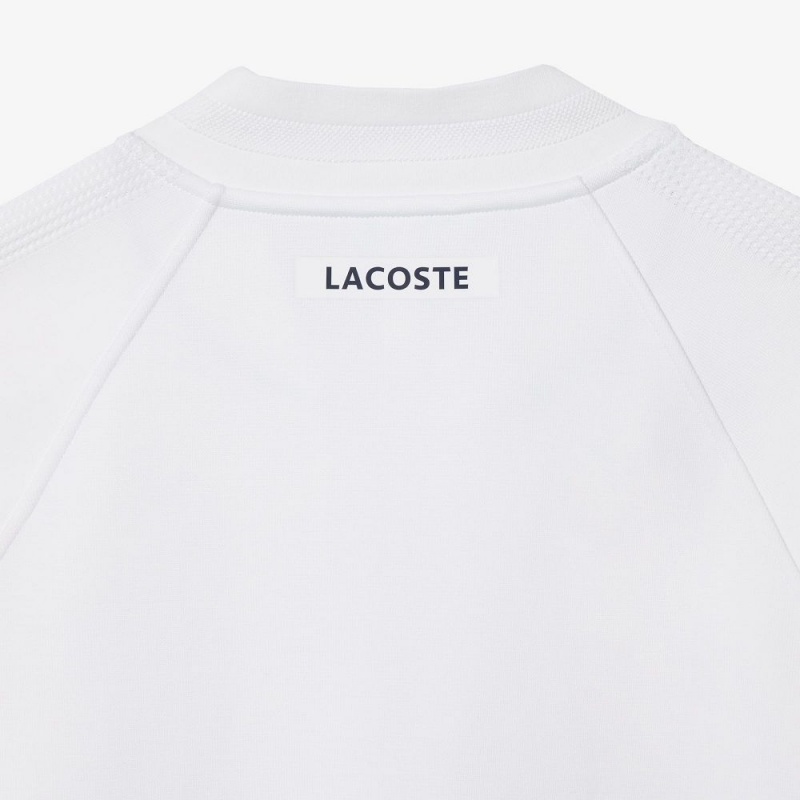 Men's Lacoste Lacoste x Daniil Medvedev Ultra-Dry Tennis Jackets White | FVW392654