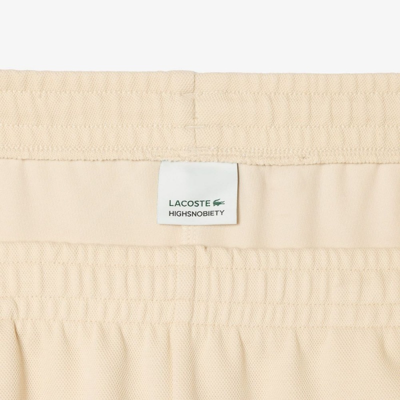 Men's Lacoste Lacoste x Highsnobiety Oversized Sweatpants Beige | PFC291706