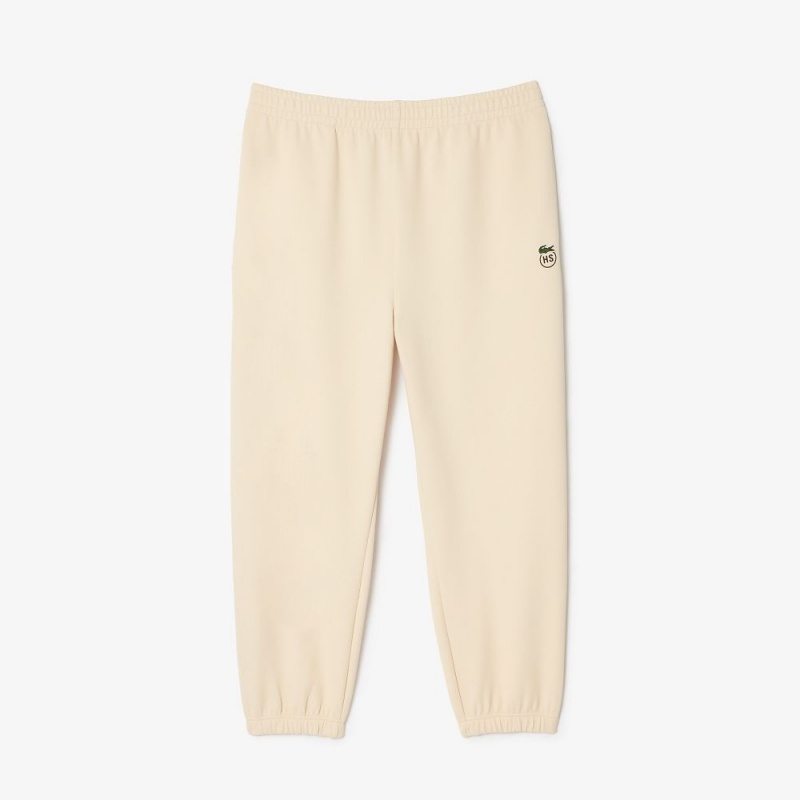 Men\'s Lacoste Lacoste x Highsnobiety Oversized Sweatpants Beige | PFC291706