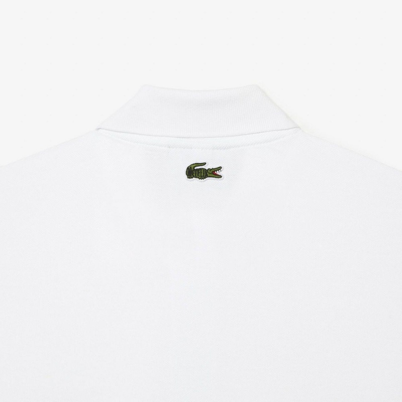 Men's Lacoste Lacoste x Netflix Organic Cotton Polo Shirts White | VFI530489