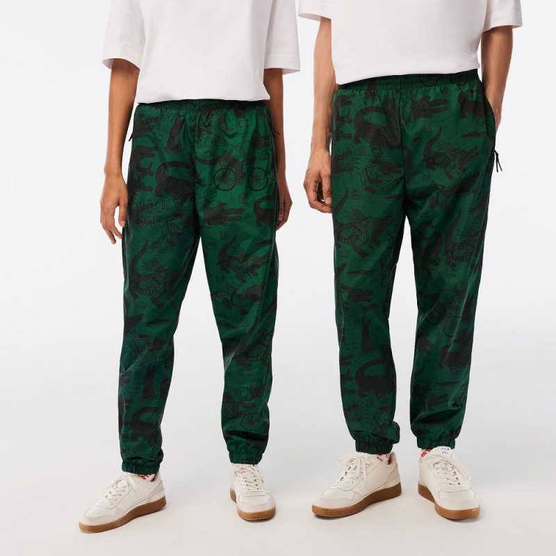 Men's Lacoste Lacoste x Netflix Printed Joggers Multicolor | RGN026538