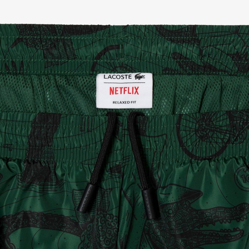 Men's Lacoste Lacoste x Netflix Printed Joggers Multicolor | RGN026538