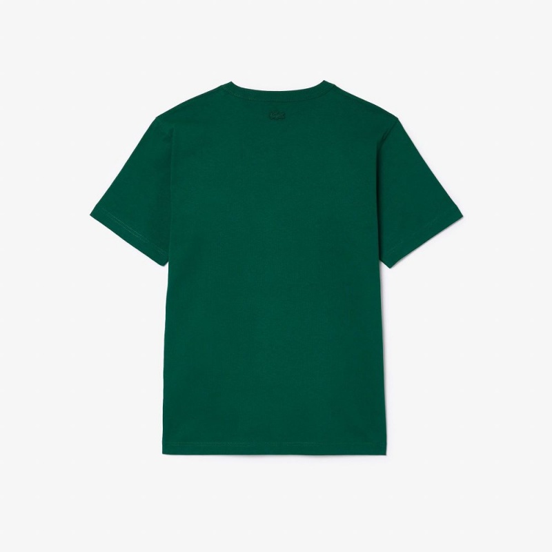 Men's Lacoste Lacoste x le FLEUR Jersey T-Shirt Green | JTR978514