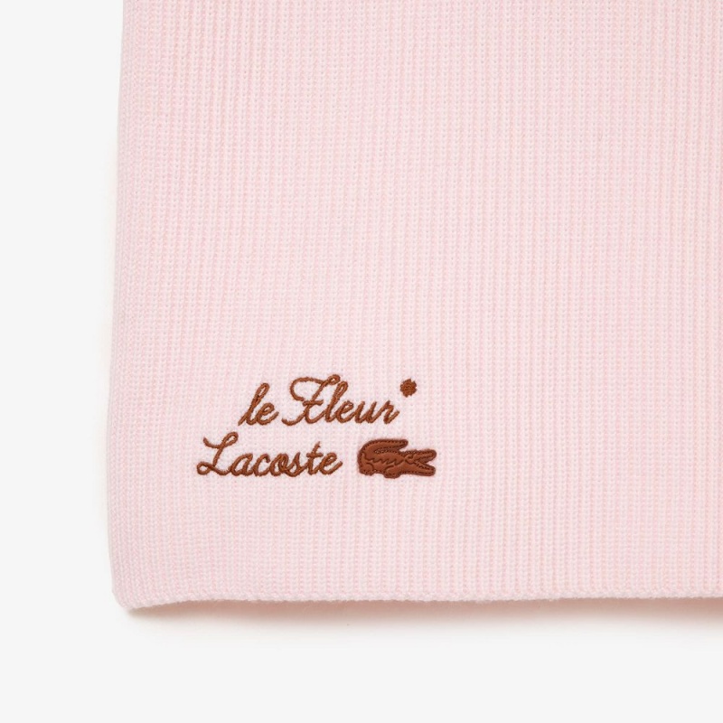 Men's Lacoste Lacoste x le FLEUR Polo Collar Sweater Pink | UWC482560