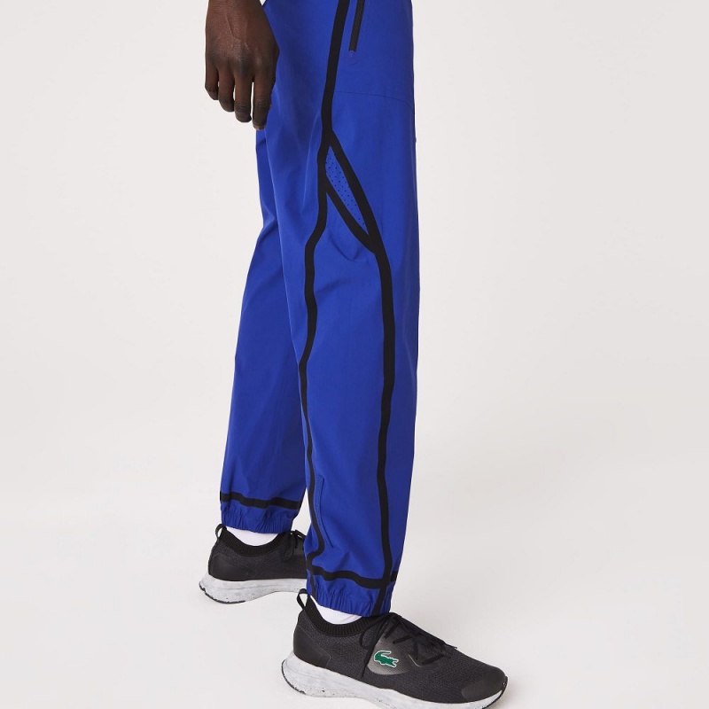 Men's Lacoste Lightweight Joggers Blue | DGZ741832