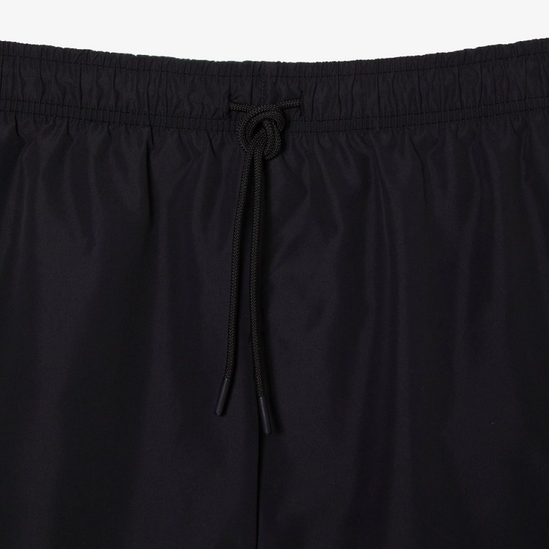 Men's Lacoste Lightweight Swim Shorts Black Green | VNM135970