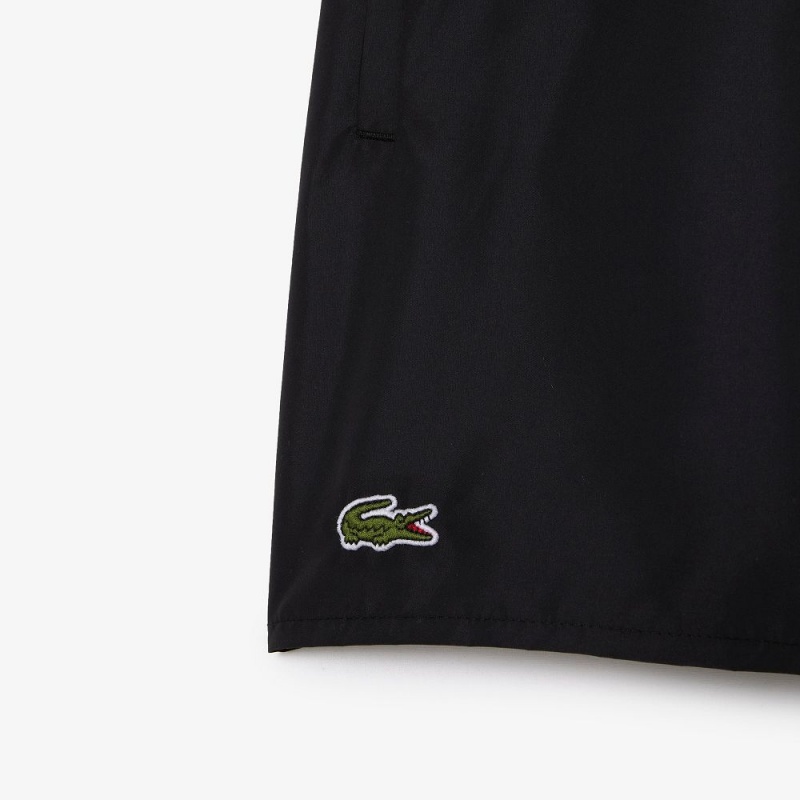 Men's Lacoste Lightweight Swim Shorts Black Green | VNM135970