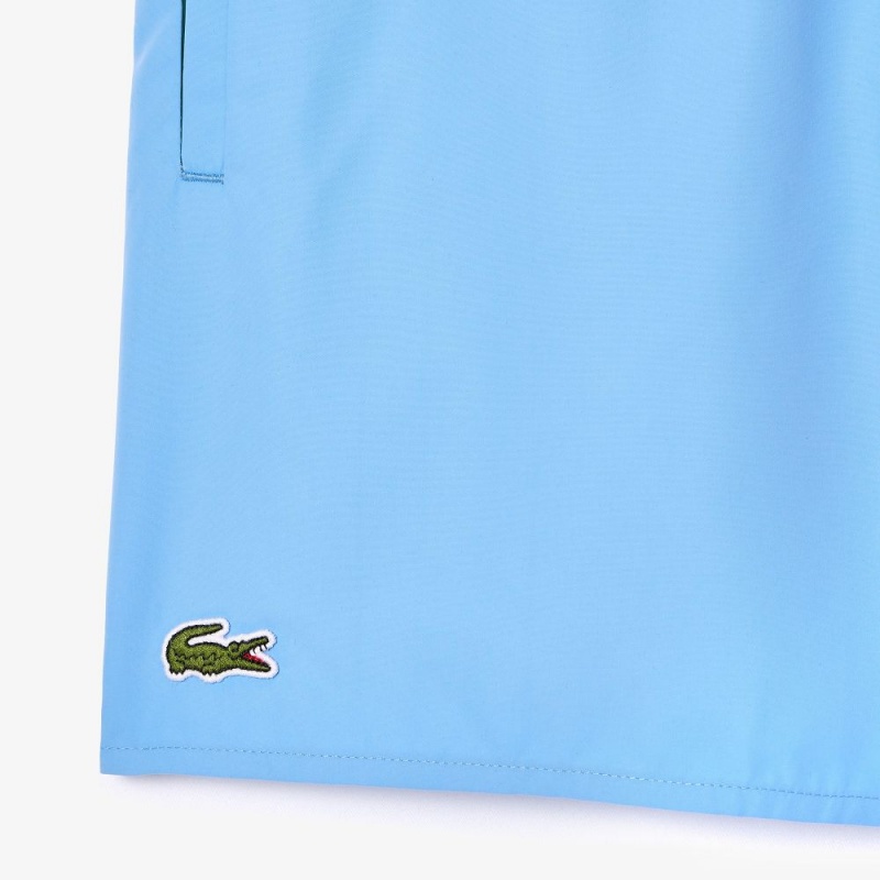 Men's Lacoste Lightweight Swim Shorts Blue Green | XBN647812