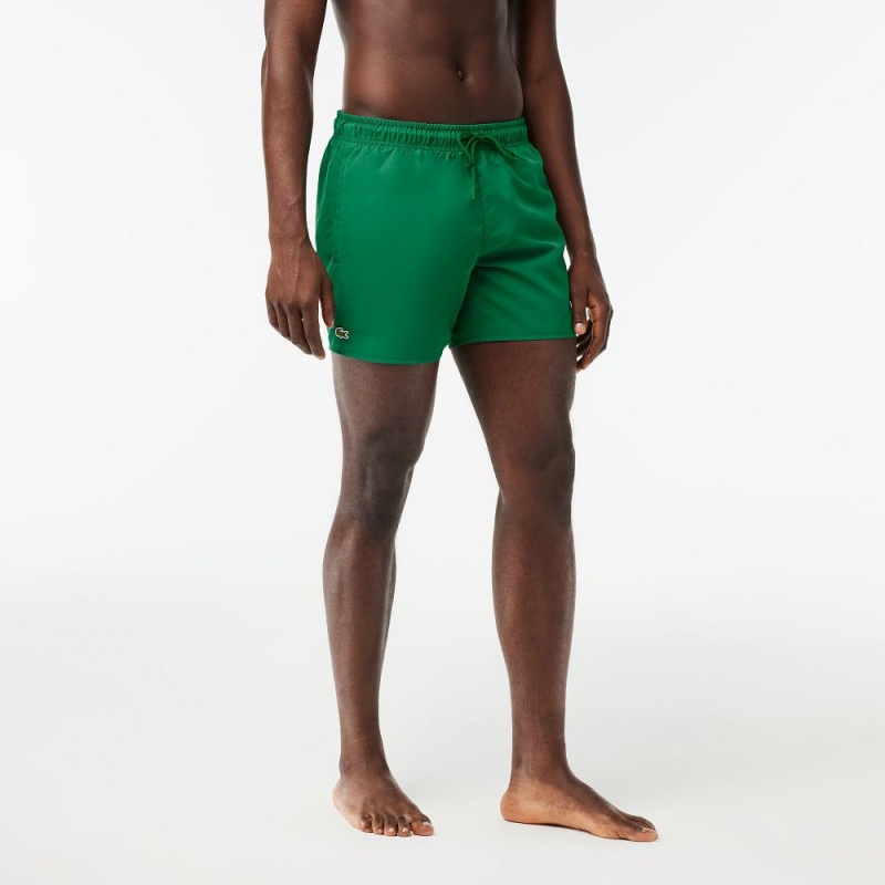 Men's Lacoste Lightweight Swim Shorts Green | FEZ354721