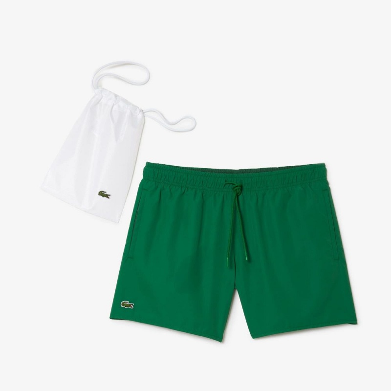 Men's Lacoste Lightweight Swim Shorts Green | FEZ354721