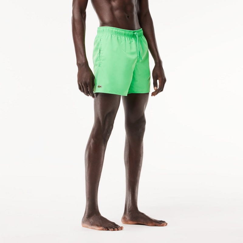 Men's Lacoste Lightweight Swim Shorts Green | TKF279683