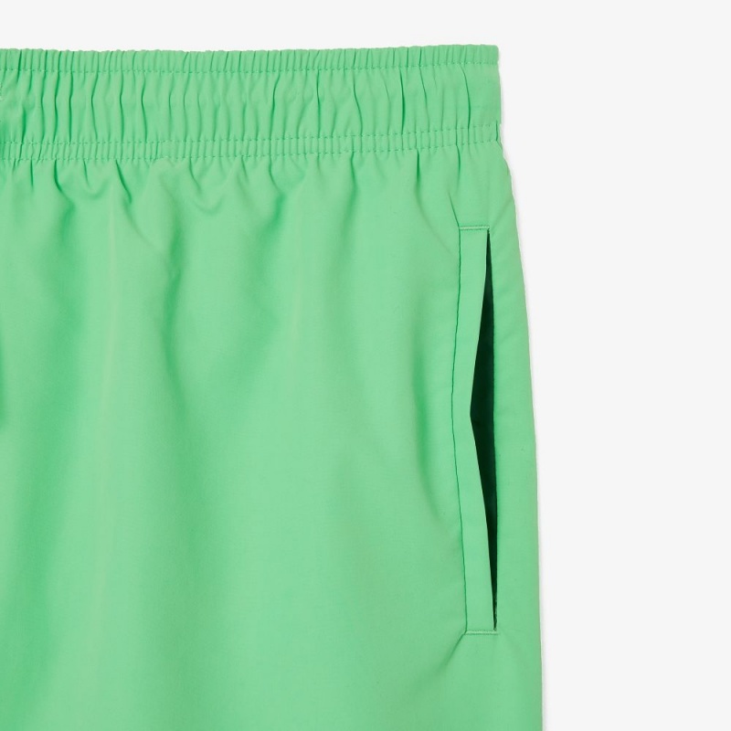 Men's Lacoste Lightweight Swim Shorts Green | TKF279683