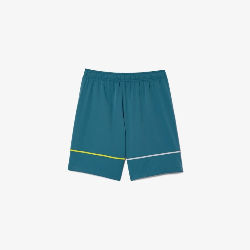 Men's Lacoste Linerless Tennis Shorts Hydro blue | OQY836024