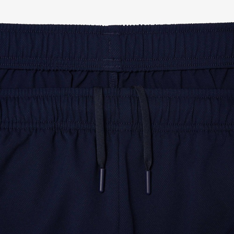 Men's Lacoste Linerless Tennis Shorts Navy Blue | LVE096147