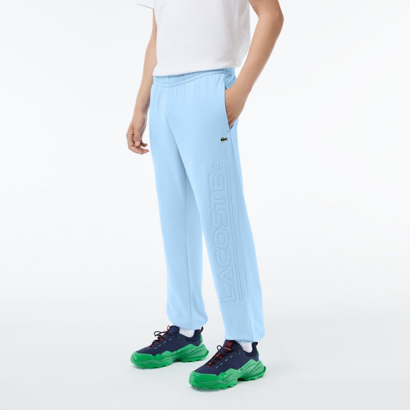 Men's Lacoste Logo Detail Sweatpants Pastel blue | FSX624510