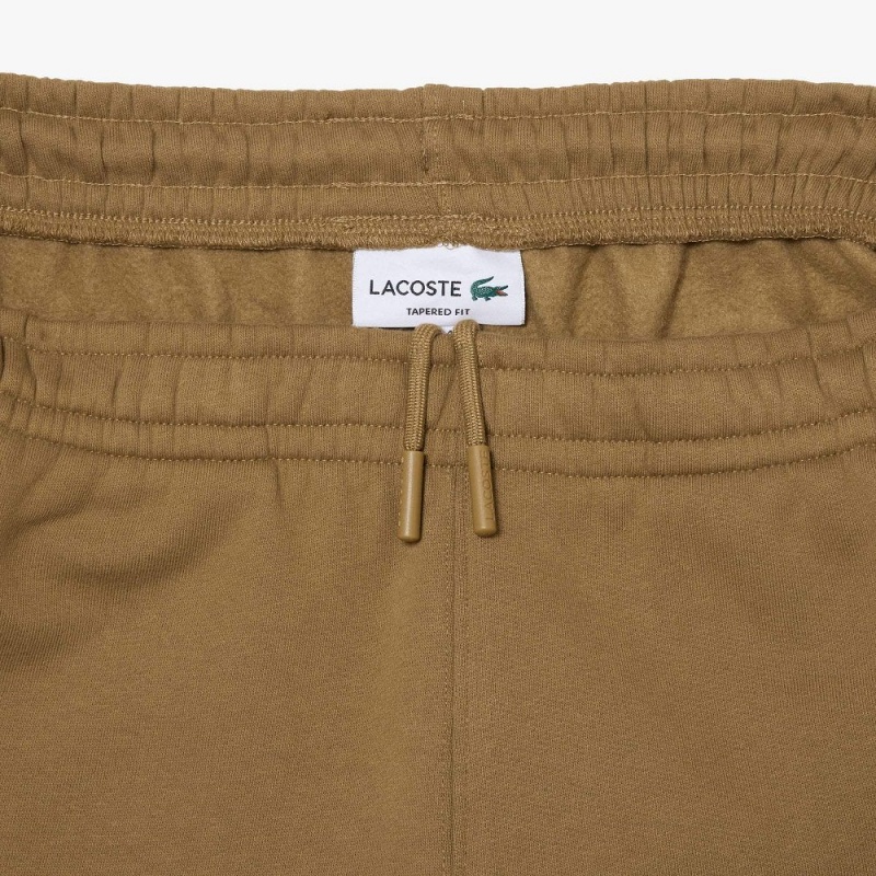 Men's Lacoste Logo Stripe Joggers Brown | ZDV726938