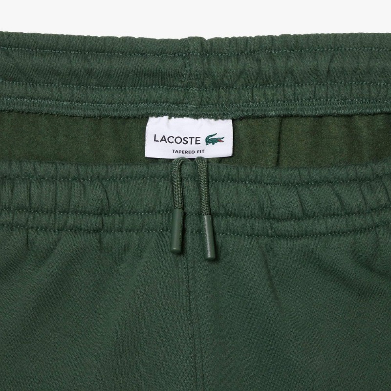 Men's Lacoste Logo Stripe Joggers Dark Green | DMO720513