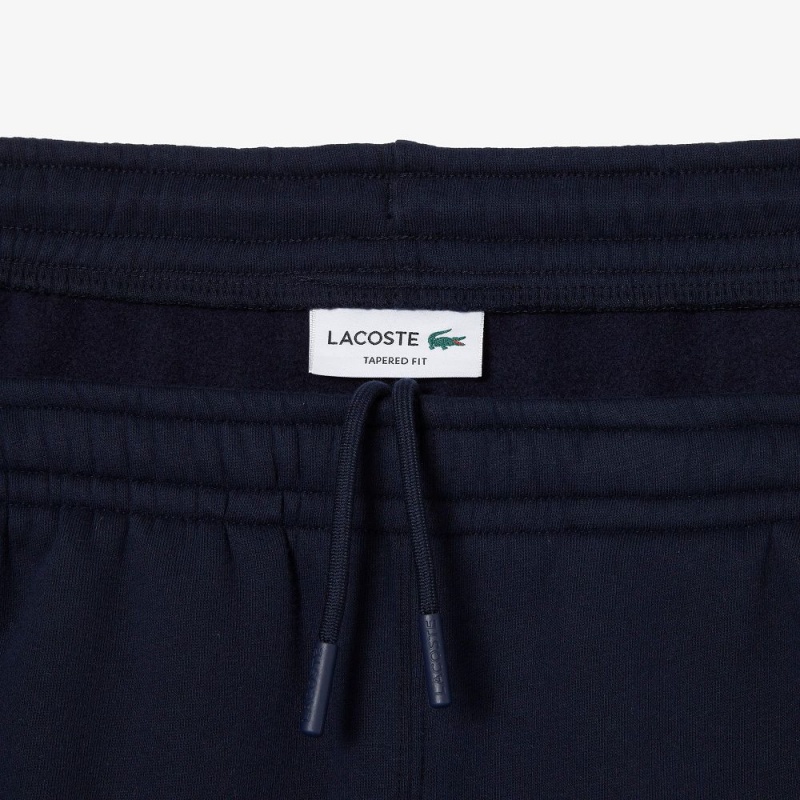 Men's Lacoste Logo Stripe Joggers Navy Blue | UMY541629