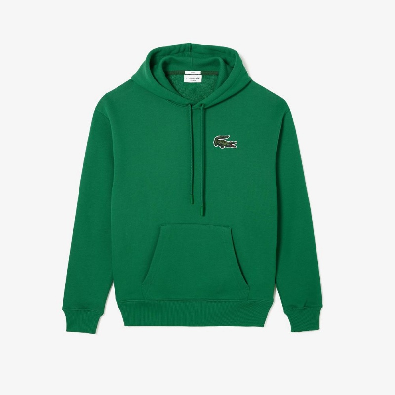 Men's Lacoste Loose Fit Hoodie Rocket Green | WHI042836