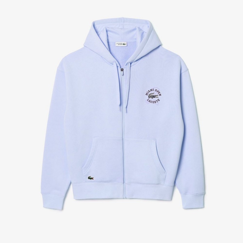 Men's Lacoste Miami Open Edition Hoodie Phoenix blue | YNT236074