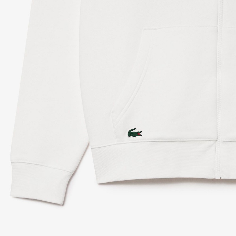 Men's Lacoste Miami Open Edition Hoodie White | UPG021549