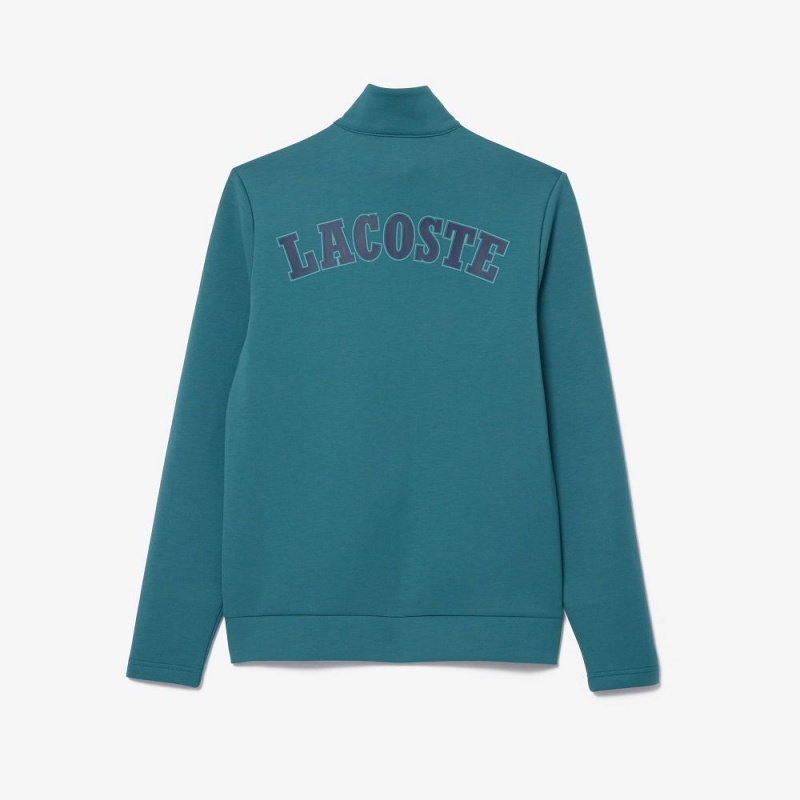 Men's Lacoste Miami Open Edition Tennis Sweatshirt Hydro blue | WCP104985