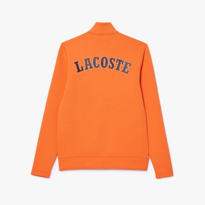 Men's Lacoste Miami Open Edition Tennis Sweatshirt Orange | LKF605123