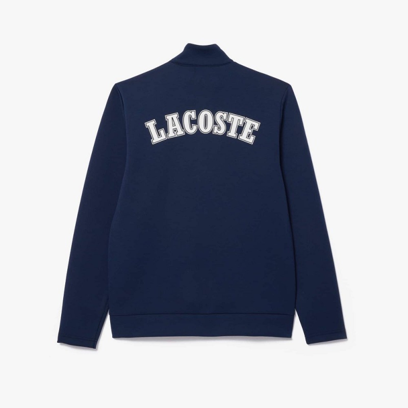 Men's Lacoste Miami Open Edition Tennis Sweatshirt Navy Blue | YIP548297