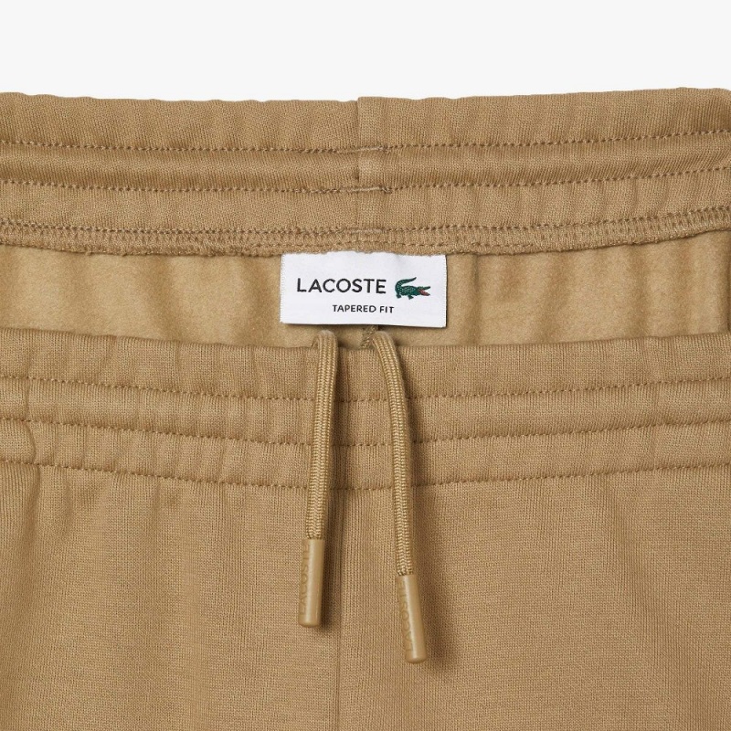 Men's Lacoste Organic Cotton Sweatpants Beige | QBK592087