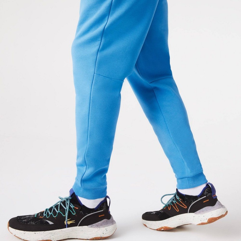 Men's Lacoste Organic Cotton Sweatpants Blue | KAJ567012