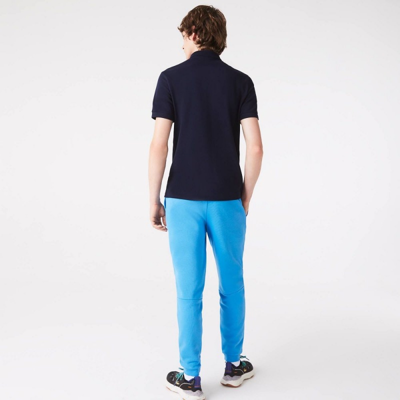 Men's Lacoste Organic Cotton Sweatpants Blue | KAJ567012