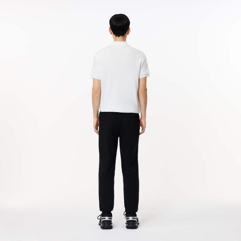 Men's Lacoste Organic Cotton Sweatpants Black | UJI632074