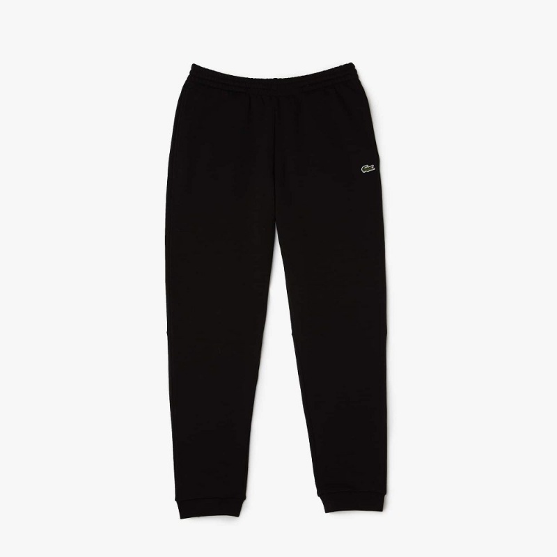 Men's Lacoste Organic Cotton Sweatpants Black | UJI632074