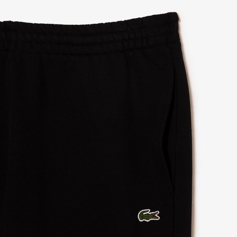 Men's Lacoste Organic Cotton Sweatpants Black | UJI632074