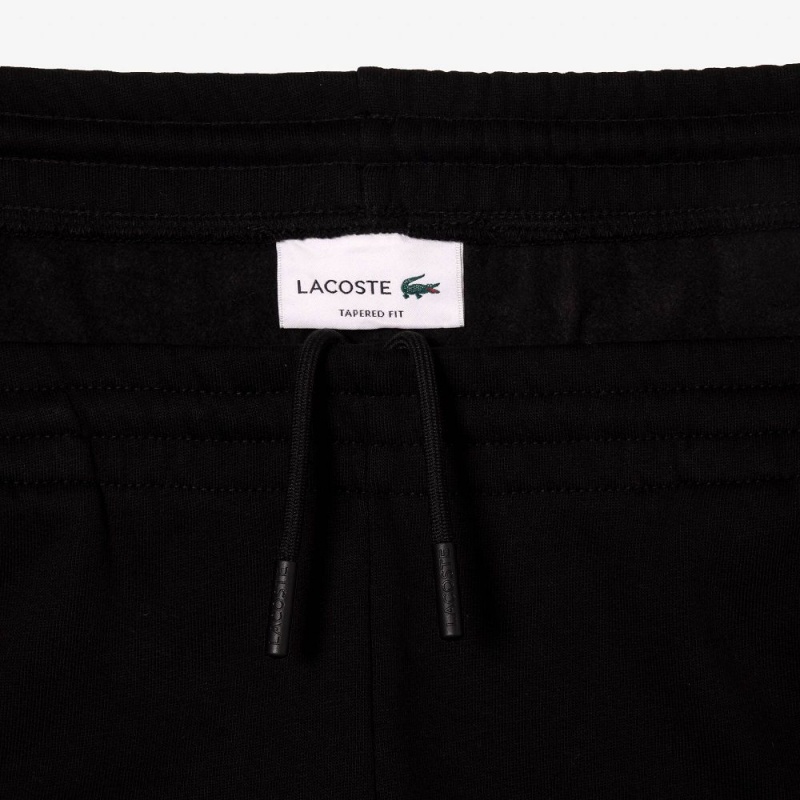 Men's Lacoste Organic Cotton Sweatpants Black | UJI632074