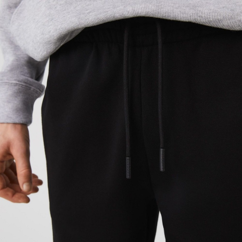 Men's Lacoste Organic Cotton Sweatpants Black | UJI632074