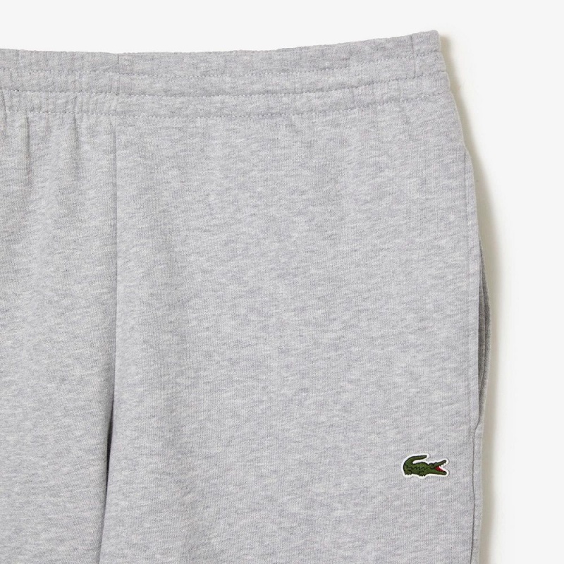 Men's Lacoste Organic Cotton Sweatpants Grey Chine | OLW916478