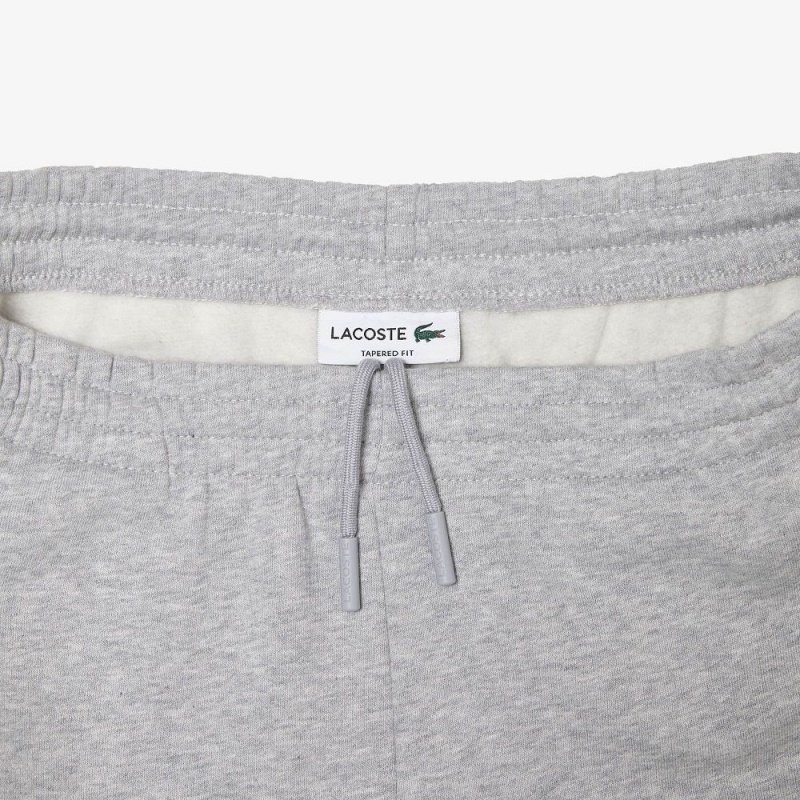 Men's Lacoste Organic Cotton Sweatpants Grey Chine | OLW916478