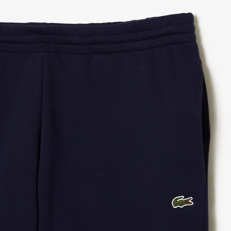 Men's Lacoste Organic Cotton Sweatpants Navy Blue | LMC932807