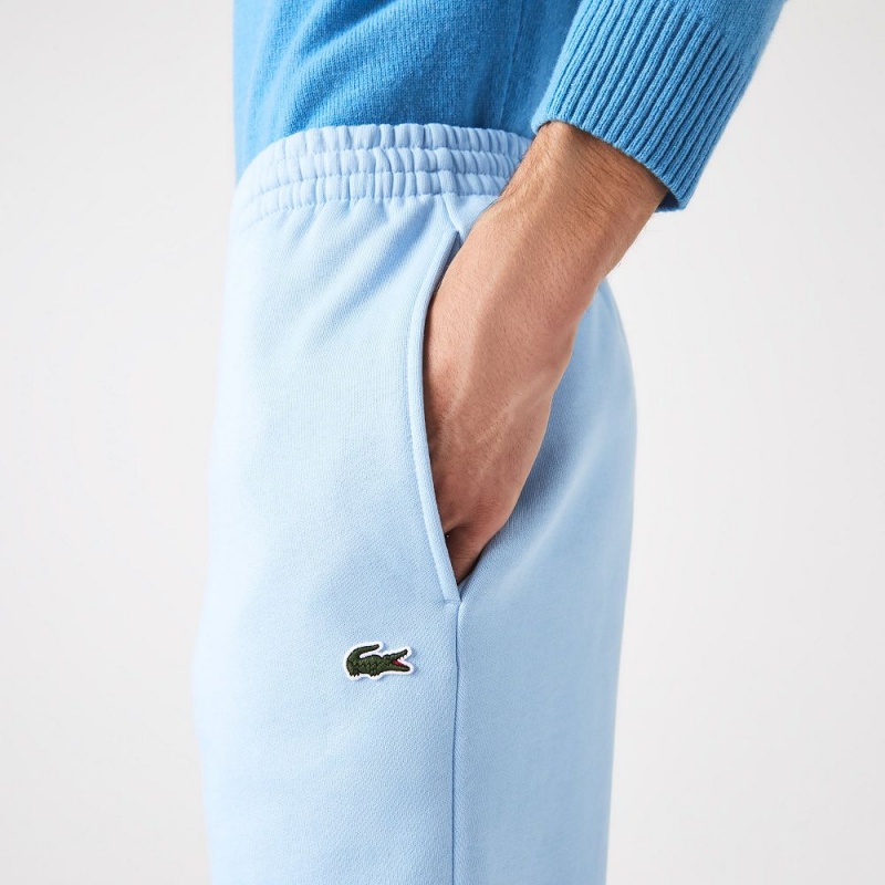 Men's Lacoste Organic Cotton Sweatpants Pastel blue | ROH256479