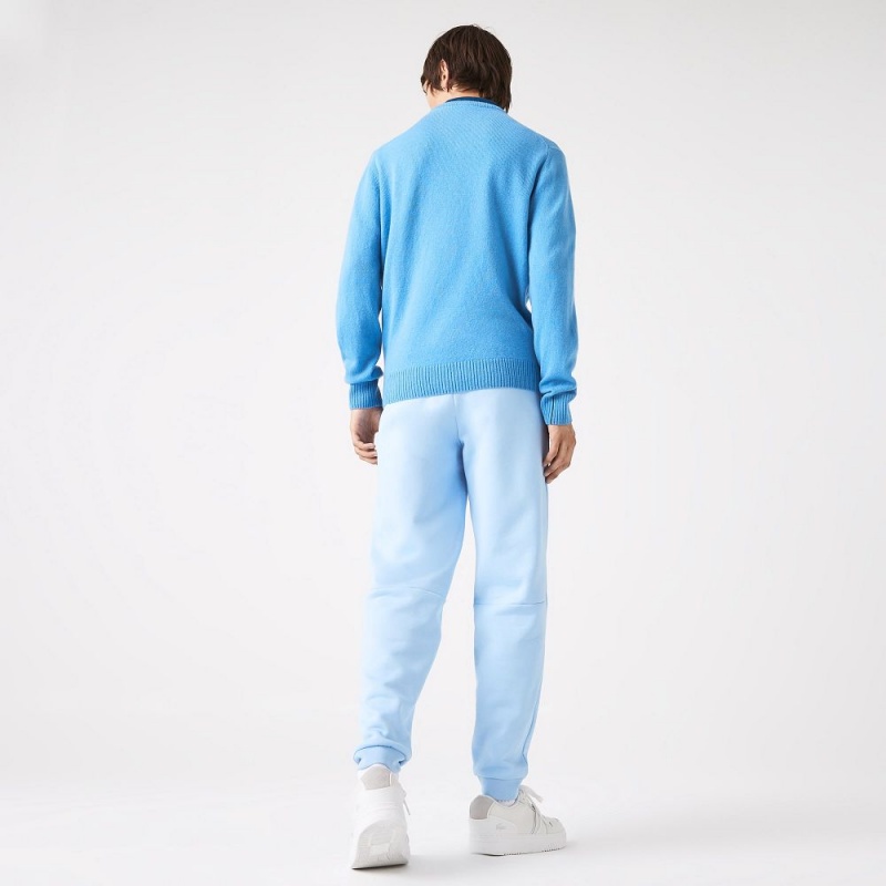 Men's Lacoste Organic Cotton Sweatpants Pastel blue | ROH256479