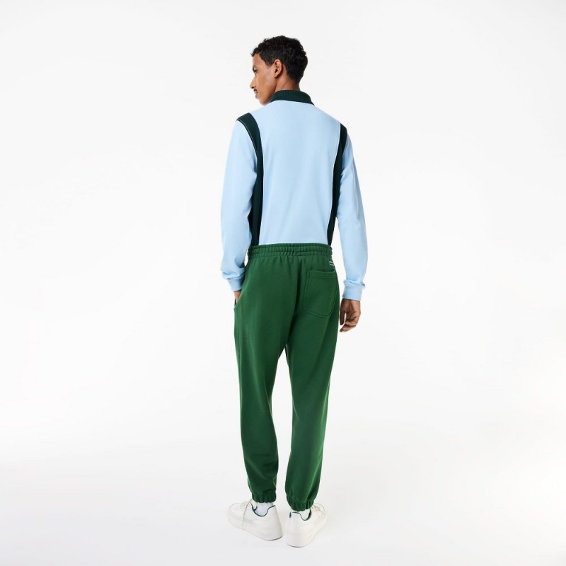 Men's Lacoste Organic Cotton Sweatpants Pine green | LOK609581