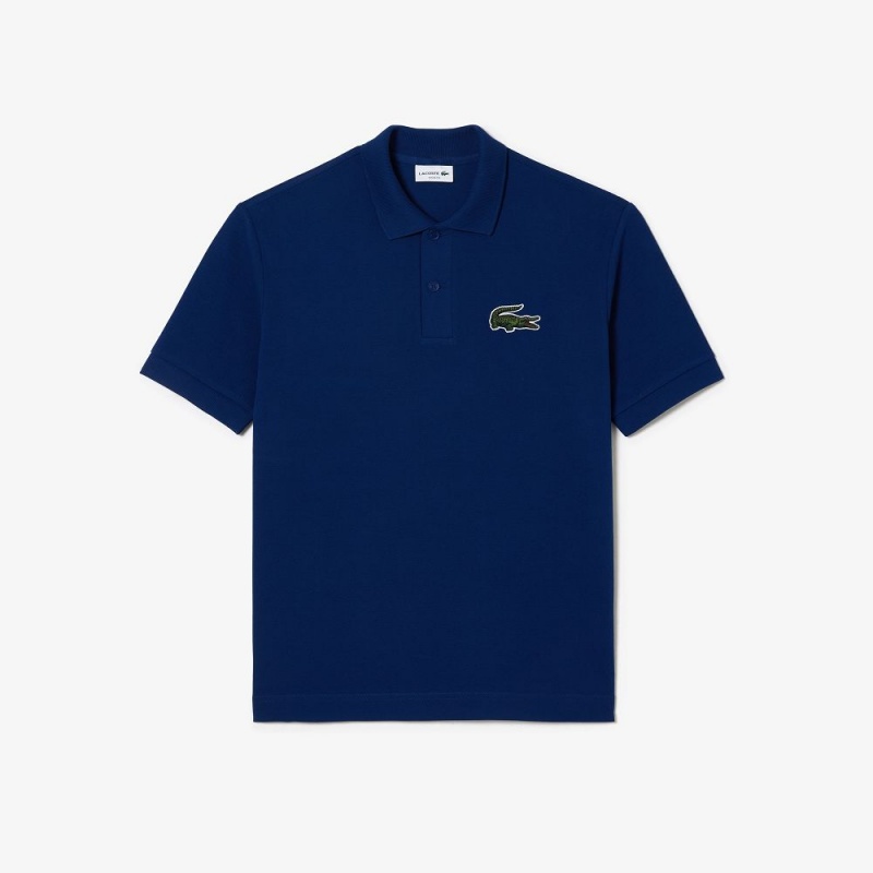 Men's Lacoste Original L.12.12 Loose Fit 80's Croc Polo Shirts Methylene blue | QMA382460