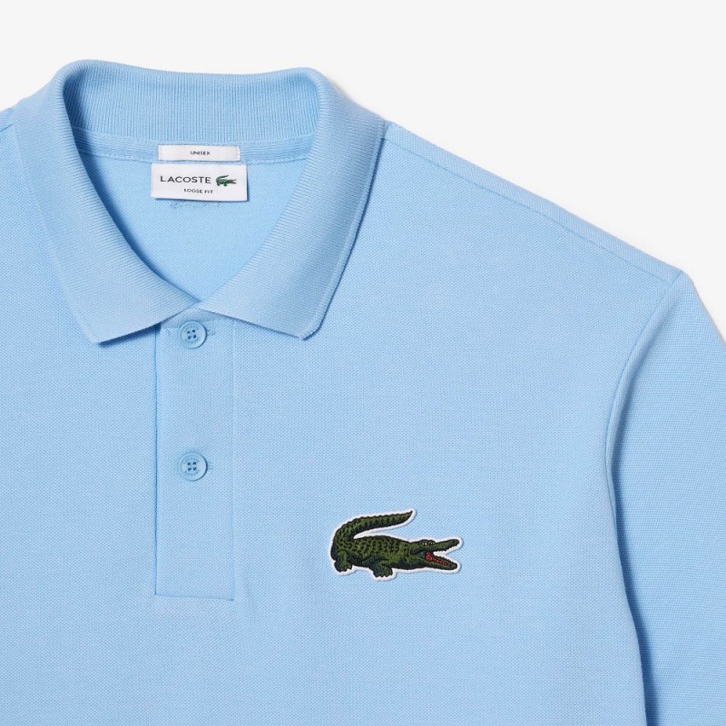 Men's Lacoste Original L.12.12 Loose Fit 80's Croc Polo Shirts Pastel blue | BKQ056723