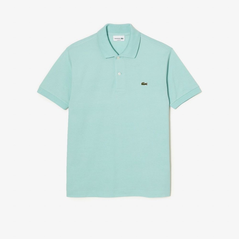 Men's Lacoste Original L.12.12 Petit Piqué Cotton Polo Shirts Mint | BZW510936